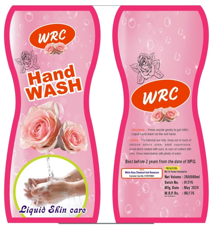 WRC Hand Wash packaging