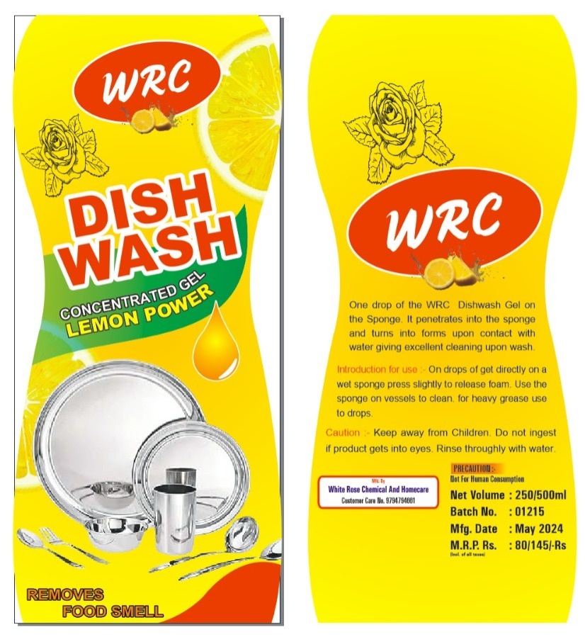 WRC Dish Wash packaging